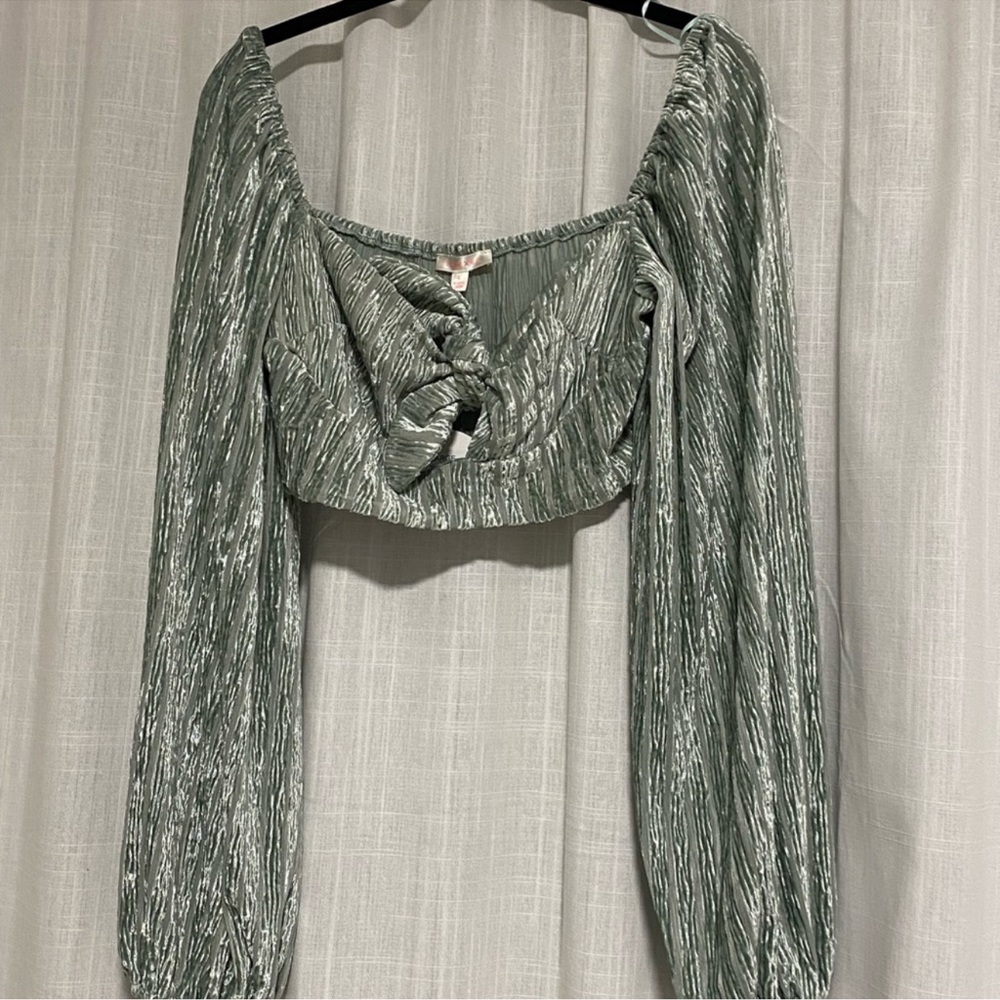 Crushed velvet pants set - Picture 2 of 7
